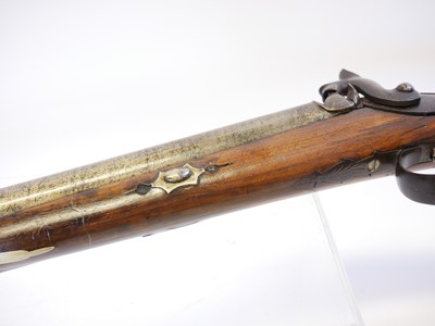 Lot Percussion 14 bore double barrel shotgun,...