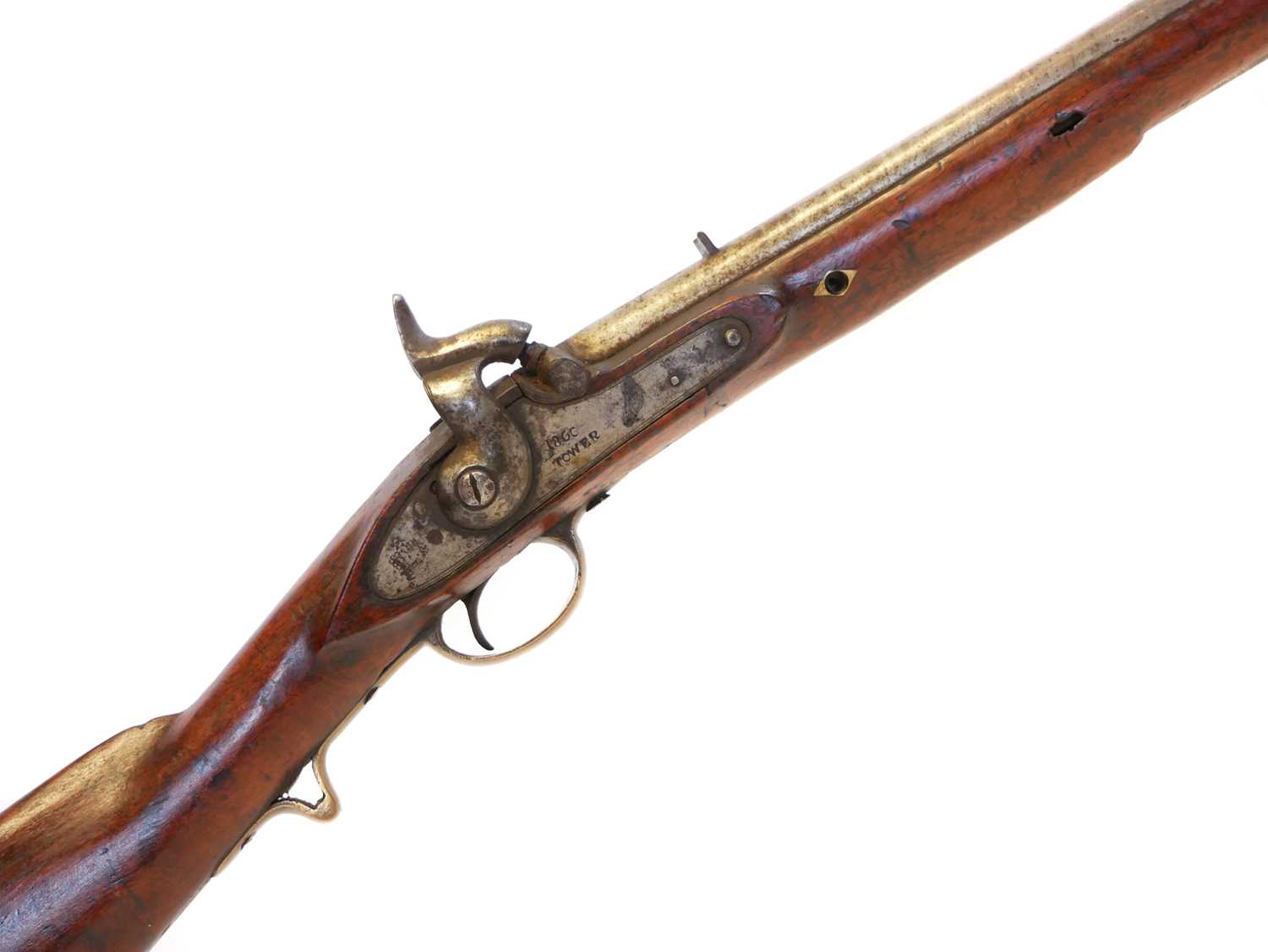 Lot Indian percussion copy of a Victoria carbine,...