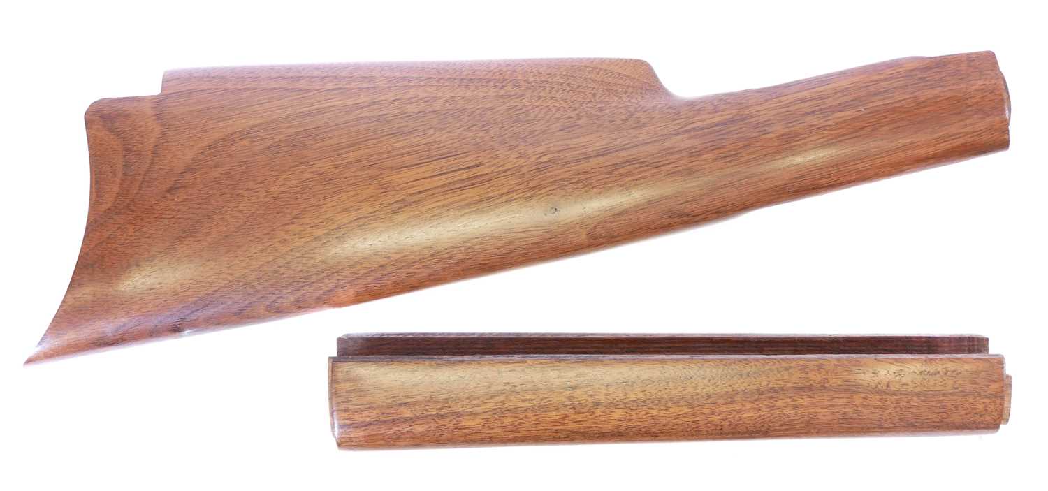 Set of new woodwork for a Winchester 1892 rifle.
