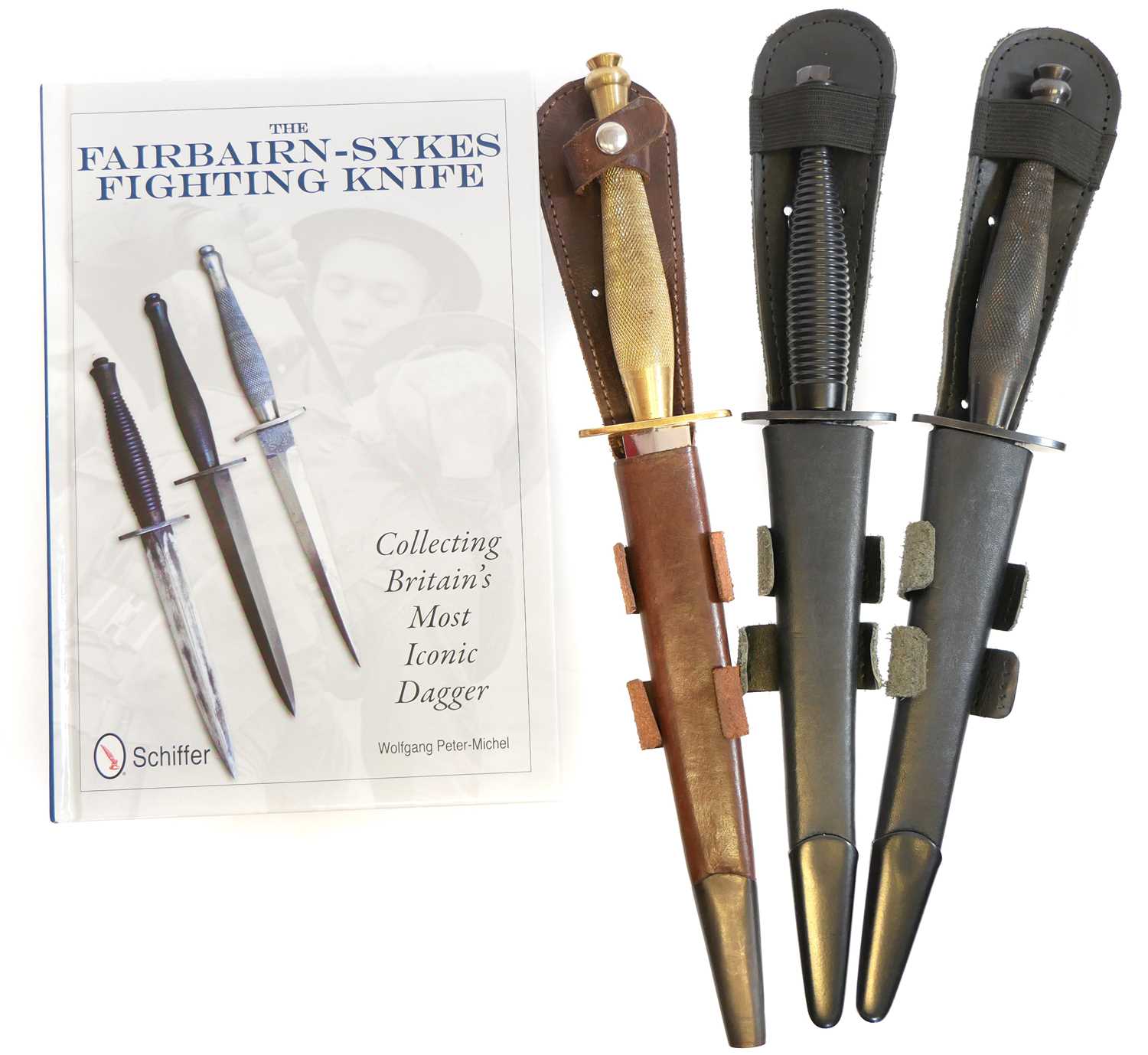 Lot 128 - Three well made reproduction Fairbairn Sykes...