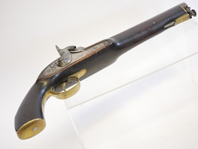 Lot Antique Indian copy of an 18 bore percussion...