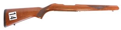 Lot Walnut rifle stock for a Ruger 10-22.