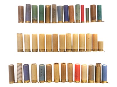 Lot Collection of Pinfire paper-cased shotgun...