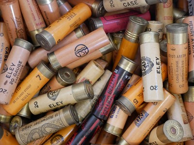 Lot One hundred mixed 20 bore shotgun cartridges,...