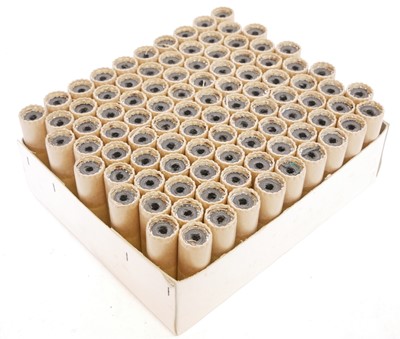 Lot Ninety five reloadable 8-bore paper-cased Eley...