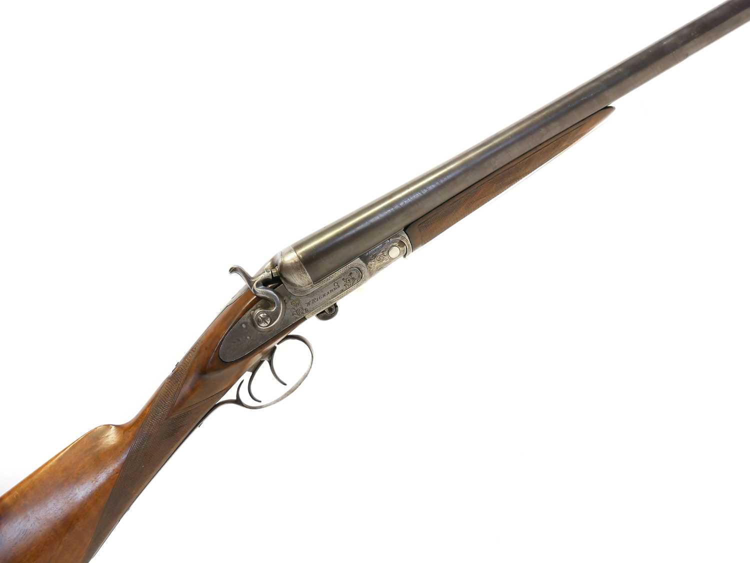 Lot W. Richards 10 bore hammer shotgun, 32inch...