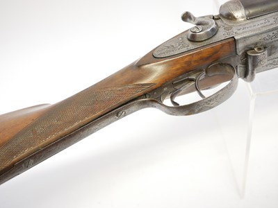 Lot W. Richards 10 bore hammer shotgun, 32inch...