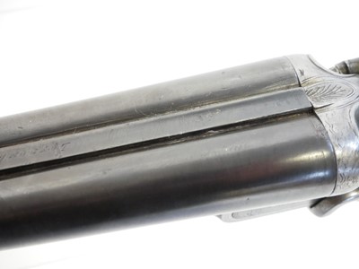Lot W. Richards 10 bore hammer shotgun, 32inch...