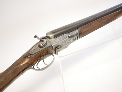 Lot W. Richards 10 bore hammer shotgun, 32inch...