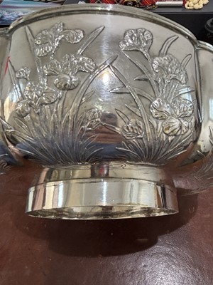 Lot 68 - An early 20th century Chinese export silver bowl.