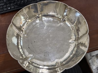 Lot 68 - An early 20th century Chinese export silver bowl.