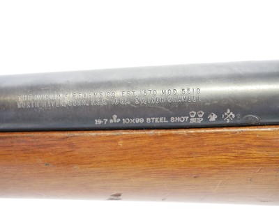 Lot Marlin 10 Bore bolt action shotgun, serial...
