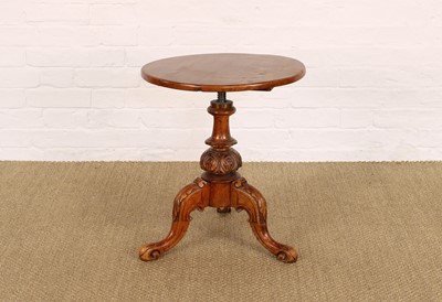 Lot 196 - A Small Victorian Adjustable Table or Stool