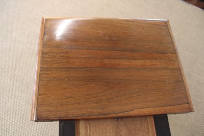 Lot 201 - A Victorian Rosewood Sewing Table