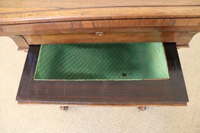 Lot 201 - A Victorian Rosewood Sewing Table