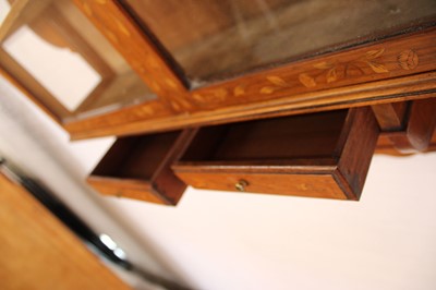 Lot 162 - A 19th Century Dutch Walnut and Marquetry Wall Cabinet Retailed by Edwards & Roberts of London