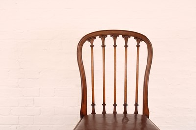 Lot 217 - A Set of Six Early 20th Century Mahogany Dining Chairs