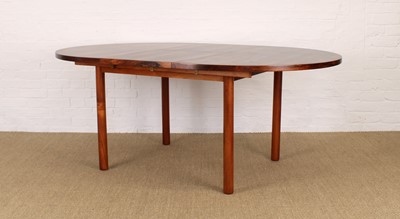 Lot Danish Dining Table with 'Butterfly Leaf' Extension