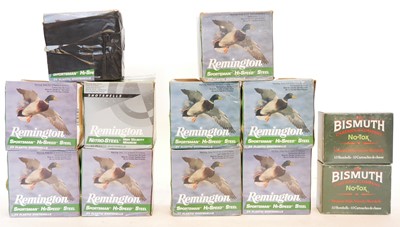 Lot Remington steel shot 10 bore shotgun...