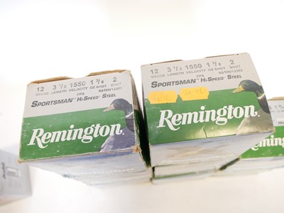 Lot 630 - Remington 12 bore steel shot 3.5inch...