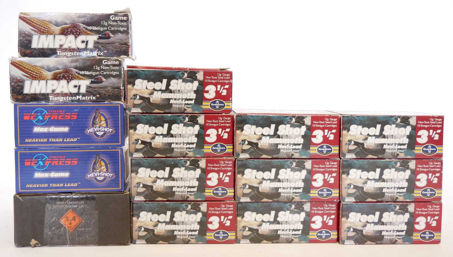 Lot 633 - Mixed 12 bore wild fowling cartridges, to...