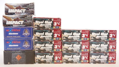 Lot Mixed 12 bore wild fowling cartridges, to...