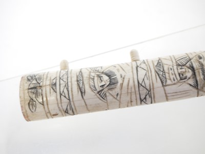 Lot Japanese Gendaito Kaiken, 16cm cutting edge,...