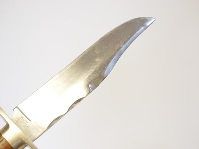 Lot William Rodgers Sheffield small Bowie knife,...
