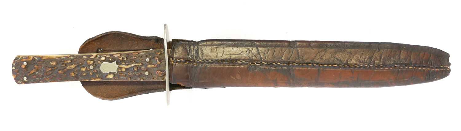 Lot 123 - Victorian knife and scabbard by George Butler,...