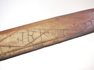 Lot 123 - Victorian knife and scabbard by George Butler,...