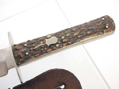 Lot 123 - Victorian knife and scabbard by George Butler,...
