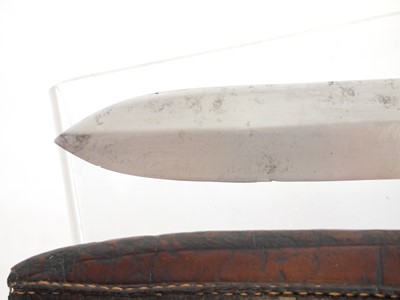 Lot 123 - Victorian knife and scabbard by George Butler,...