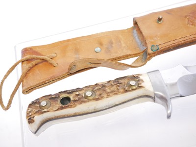 Lot 124 - Puma White Hunter knife, the 6inch blade...