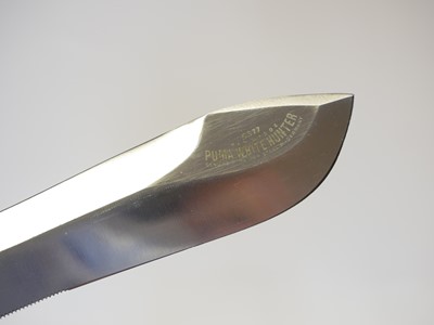 Lot 124 - Puma White Hunter knife, the 6inch blade...