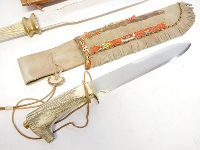 Lot 125 - Mexican Oaxaca short sword, with 18inch double...