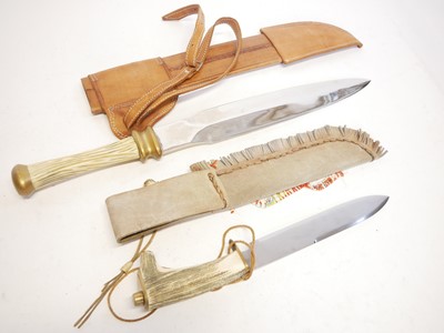Lot 125 - Mexican Oaxaca short sword, with 18inch double...