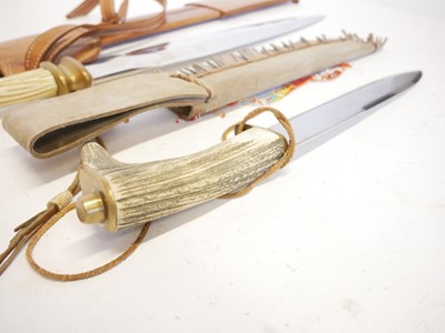 Lot 125 - Mexican Oaxaca short sword, with 18inch double...