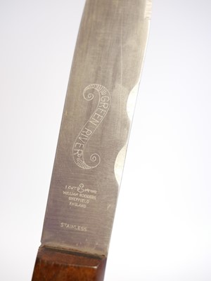Lot 130 - William Rodgers Sheffield utility knife, the...