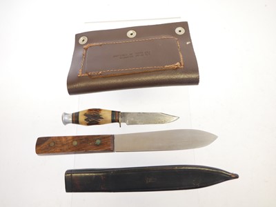 Lot 130 - William Rodgers Sheffield utility knife, the...