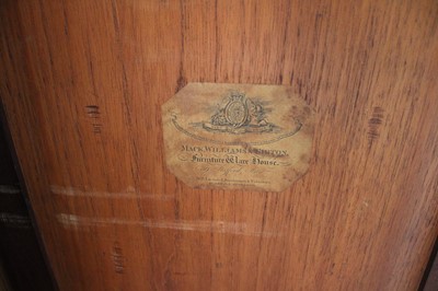 Lot 186 - A Good Early-Mid 19th Century Irish Mahogany Davenport by Mack, Williams & Gibton of Dublin