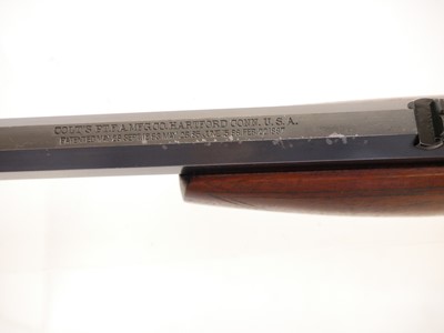 Lot Colt .22 lightening pump action rifle, serial...