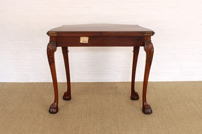 Lot 193 - An Early 20th Century Mahogany Card Table in the Irish Georgian Style
