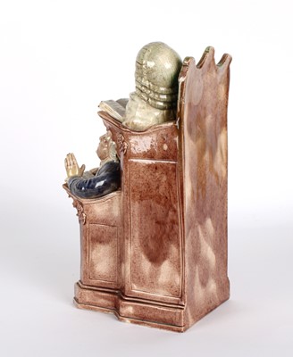 Lot 37 - A Late 18th Century "The Vicar and Moses" Pearlware Pottery Group