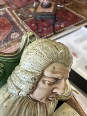 Lot 37 - A Late 18th Century "The Vicar and Moses" Pearlware Pottery Group