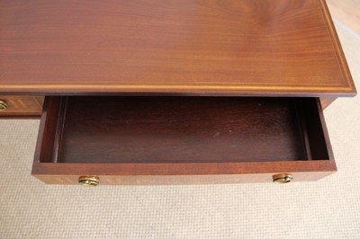 Lot 150 - A Good Edwardian Mahogany and Boxwood Strung Side or Hall Table by Edwards & Roberts of London