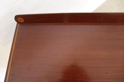 Lot 150 - A Good Edwardian Mahogany and Boxwood Strung Side or Hall Table by Edwards & Roberts of London