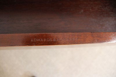 Lot 150 - A Good Edwardian Mahogany and Boxwood Strung Side or Hall Table by Edwards & Roberts of London