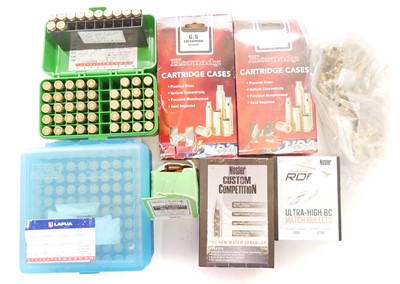 Lot 6.5 Creedmoor reloading components, to include...