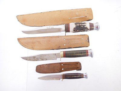 Lot 132 - Three William Rodgers hunting / outdoors...