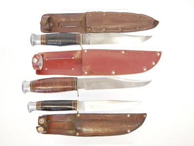 Lot 133 - Three William Rodgers hunting / outdoors...